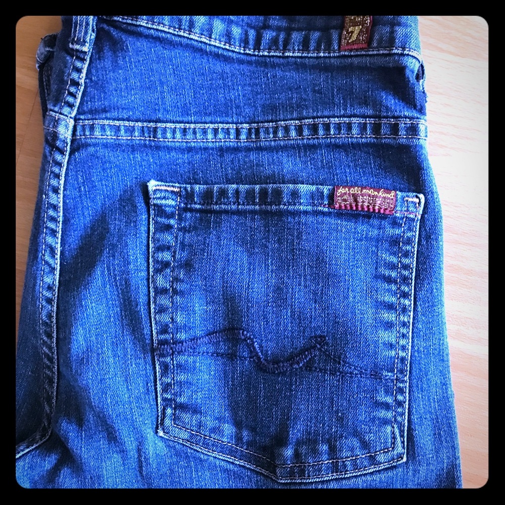 7 for All Mankind High Waist  34” long inseam